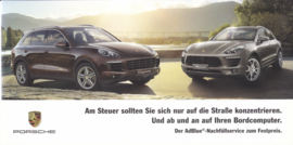 Cayenne & Macan Ad Blue refill brochure, 6 pages, 09/2014, German language