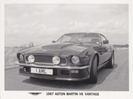 Aston Martin V8 Vantage Coupe, press photo, 1987
