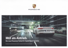 Panamera Turbo S E-Hybrid Sport Turismo brochure, 4 pages, 09/2017, German language