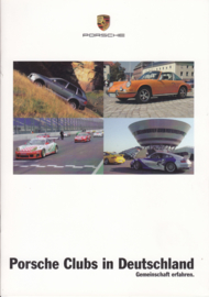 Porsche Clubs brochure, 12 pages + separate card, 12/2006, German