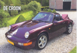 911 Carrera 4 Cabriolet 3.6 postcard,  DIN A6 size, De Croon issue, Dutch language