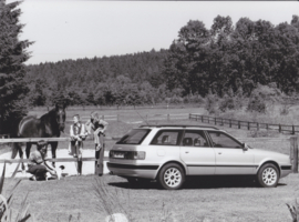 Audi 80 Avant/quattro/S2 press kit with  photo's & sheets, Germany, 9/1994