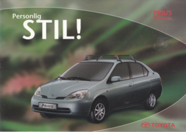 Prius 'I' accessories brochure, 8 pages, about 2000, Swedish language