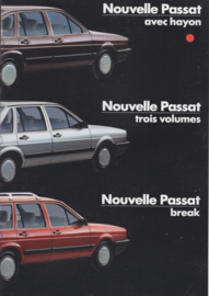 Passat brochure, 8 pages., A4-size, French language, 1/1985