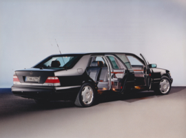 Mercedes-Benz S 600 L Pullmann LWB, press photo, Germany, 1997