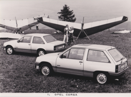 Opel Corsa Hatchback & Sedan,  press photo, Germany, 1984