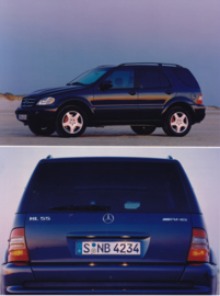 Mercedes-Benz ML 55 AMG & 270 CDI, press photo, Germany, 9/1999, IAA