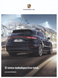 Cayenne brochure, 6 pages, about 2018, Spanish language