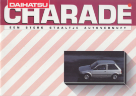 x Charade 1000 range brochure, 16 pages, about 1986, A4-size, Dutch language