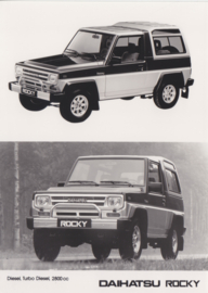Daihatsu Rocky 4x4 diesel, press photo, Belgium, 1/1988