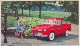 600 Sedan, standard size, factory issue, 5 languages, about 1958