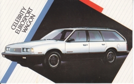 Celebrity Eurosport Wagon,  US postcard, standard size, 1986