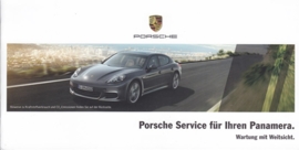 Panamera service folder, 12 smaller pages, 12/2014, German