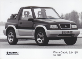 Suzuki Vitara Cabrio 2.0 16 V, press photo, Dutch, 5/1997