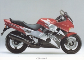 Honda CBR 1000 F postcard, 18 x 13 cm, no text on reverse, about 1994