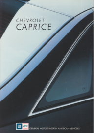 Caprice 1991, 8 page folder, English/Dutch language