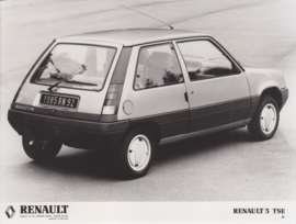 Renault 5 TSE, press photo, UK, 1985
