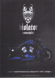 Violator The Edge leaflet, 2 pages, 2004, Dutch language