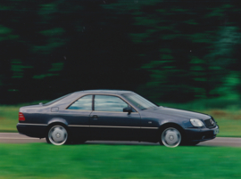 Mercedes-Benz CL Coupe models, press photo, Germany, 1997