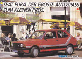 Fura GL Hatchback leaflet, 2 pages, German language, about 1985