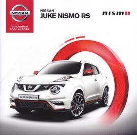 Juke Nismo RS brochure, 12 pages, 11/2014, German language