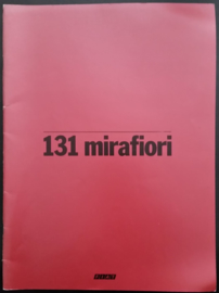 131 mirafiori brochure, 32 large pages (A4+), # 2.0036, German language