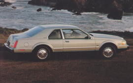 Continental Mark VII, US postcard, standard size, 1984