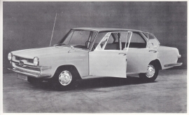1700 Sedan 4-Door, introduction card, empty back, about 1965, no text