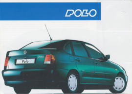 Polo Sedan brochure, A4-size, 4 pages, Dutch language, 03/1996