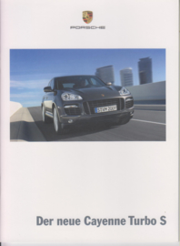 Cayenne Turbo S brochure, 32 pages, 05/2008, German language