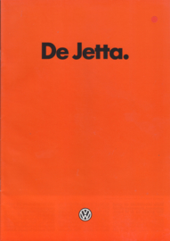 Jetta II brochure, 24 pages,  A4-size, Dutch language, 8/1985 (Belgium)