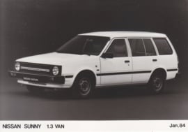 Nissan Sunny 1.3 Van, press photo, Belgium, 01/1984