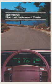 Taurus Electronic Instrument Cluster, US postcard, standard size, 1990