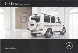 G-Klasse Designo Manufaktur brochure, 18 pages, A4-size, 01/2016, German language