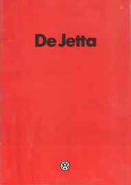 Jetta brochure, 22 pages + specs. sheet,  A4-size, Dutch language, 1/1981