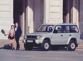 Mitsubishi Pajero 3500 V6/24V, press photo, German, 9/1995