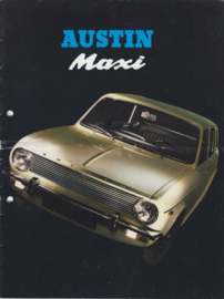 Maxi 1500 brochure, 12 pages, A4-size, about 1969, Dutch language