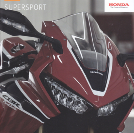Honda Supersport brochure, 20 pages, about 2016, Dutch language