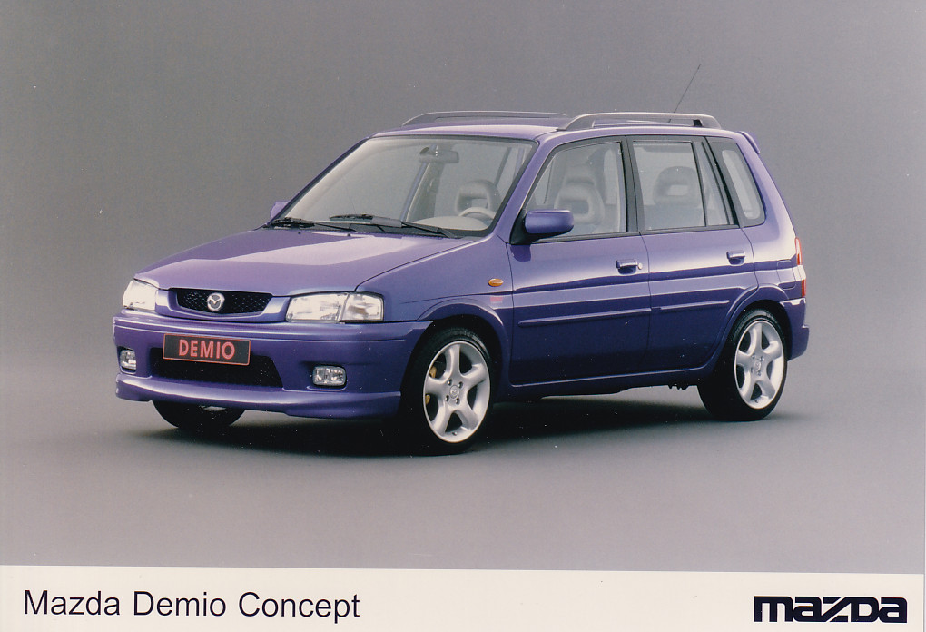 Mazda Demio Concept Car, press photo, Dutch, 1997