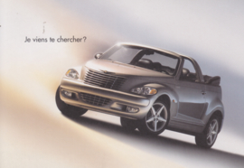 PT Cruiser Cabrio, A6-size postcard, about 2002, issue Chrysler Belgium