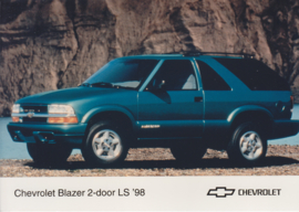 Chevrolet Blazer 2-Door LS - press photo - Europe (export) - 1998