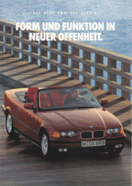 3-Series Cabrio brochure, 8 pages, A4-size, 1/1993, German language