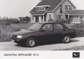 Daihatsu Applause 1.6 Li Sedan, press photo, Dutch, 1989
