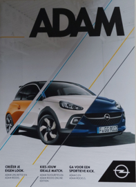 Adam / Adam S / Adam Rocks brochure, 52 large pages, 07/2017, Dutch language