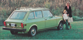 128 Custom Wagon, US-issued postcard, size 20,7 x 10 cm, 1977