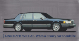 Town Car, US postcard, size 19 x10.5 cm, 2000
