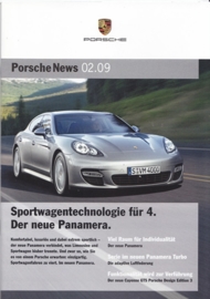 News 02/2009 with Panamera, 24 pages, 05/09, German language