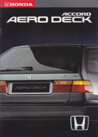 Accord Aero Deck brochure, 24 pages, A4-size, about 1990, German language