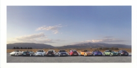 911 Carrera line-up,  foldcard, 2009, WSRC 0901 03S6 00
