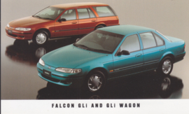 Falcon GLi Sedan & GLi Wagon, standard size postcard, Australia, 2000s